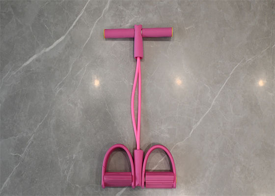 Beginner-Friendly Sit-Up Equipment with Level 2 Resistance Tubes and Tension Foot Pedal