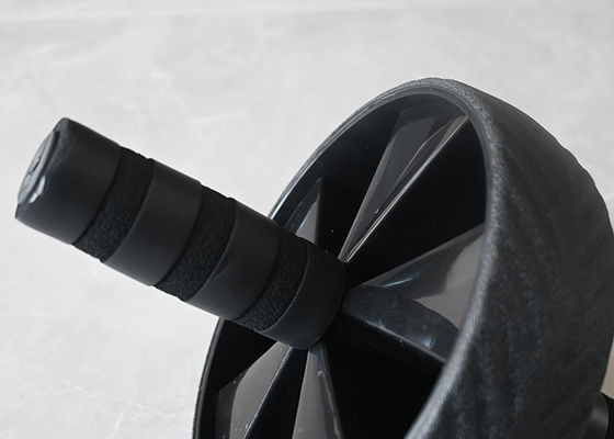 Black Color Portable Ab Roller Wheel For Home Gym Strength Core Training