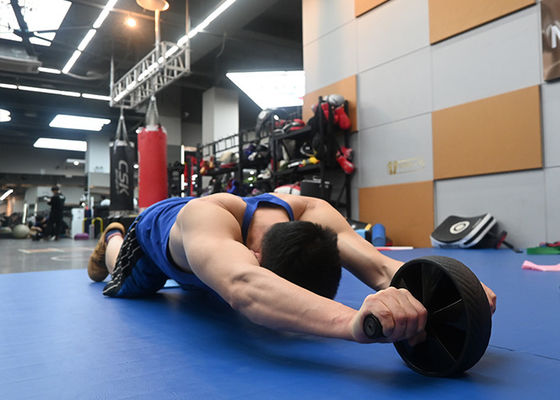 Achieve a stronger core with our customizable TPR Abdominal Wheel Roller, perfect for versatile core exercises