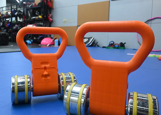 Orange Dumbbell Converter PP Fitness Assit With Customized Color And Size