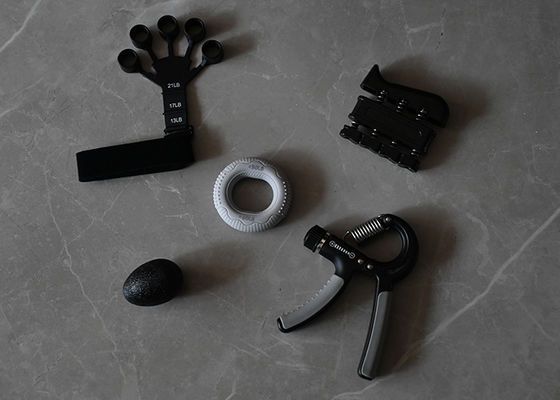 Customize your hand therapy with our 5-piece Finger Grip Training Set, crafted from durable steel and TPR materials.
