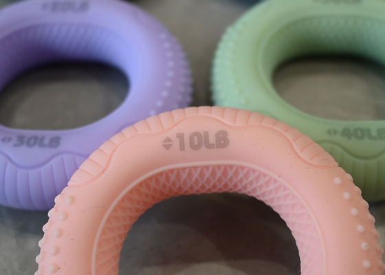Finger Strengthener: Silicone Grip Ring - Strengthen fingers, forearms with this durable tool.