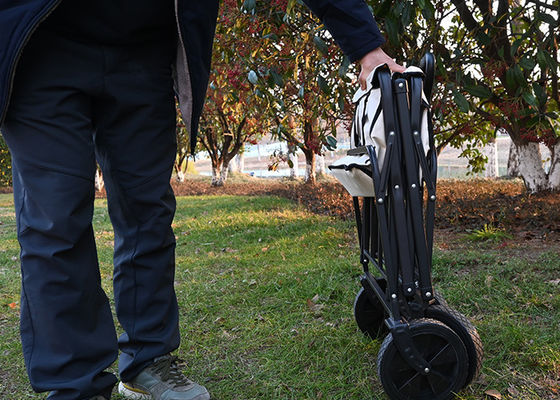 All-Terrain Beach Cart: Foldable 150L Utility Cart with Wheels