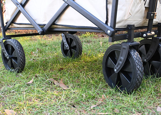 Foldable Wagon with Oxford Fabric for Beach, Large Capacity