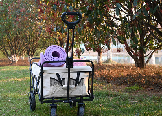 Customizable 150L Folding Wagon Cart: Collapsible Beach Wagon for Outdoor Adventures
