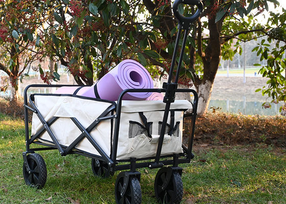 Customizable 150L Folding Wagon Cart: Collapsible Beach Wagon for Outdoor Adventures