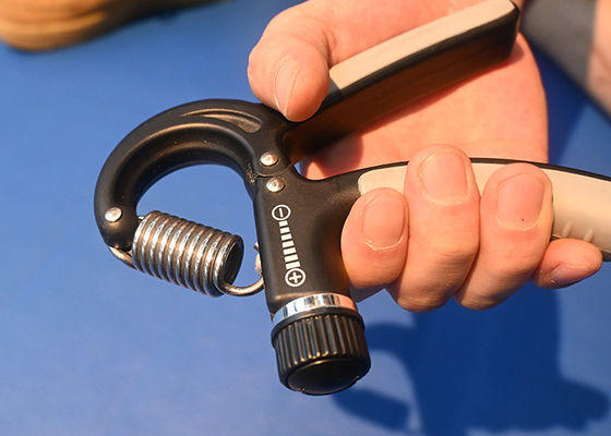 Adjustable Finger Gripper Hand Exerciser Strengthener with Resistance from 11 lbs to 132 lbs
