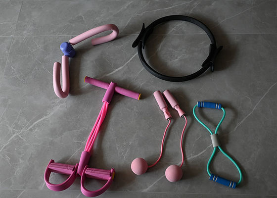 5-Piece Thigh Master & Codeless Jump Rope Elastic Sit-Up Pilates Accessories