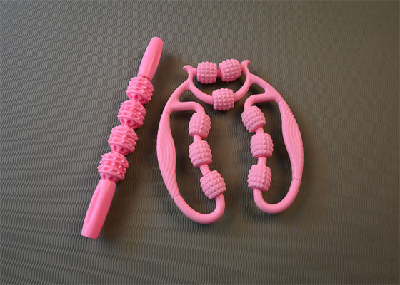 Customized 9-Wheel Handheld Muscle Roller for Rolling Hand Massager, Ideal for Legs