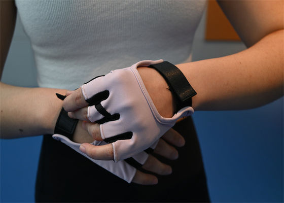 Black and Pink color Yoga Hand Gloves Yoga Exercises Pilates Full Finger Gym Gloves