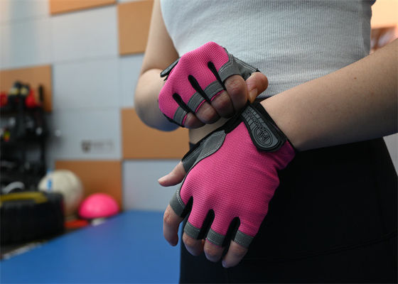 Lightweight and breathable, these fingerless gym gloves are ideal for workouts.