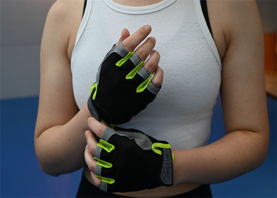 Breathable wrist-supported gym gloves for women offer durability and comfort during workouts.