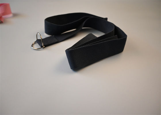 Adjustable D-Ring Yoga Belt Stretching Strap for Enhanced Flexibility and Comfort