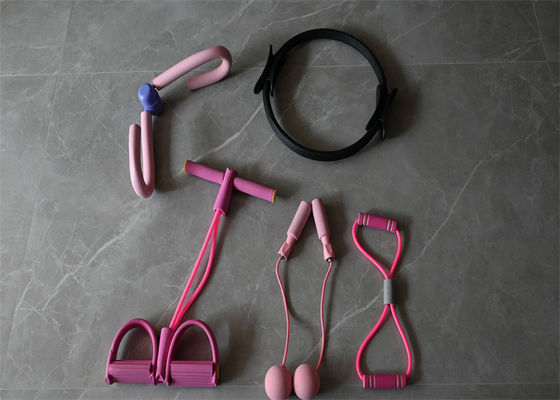 Enhance Fitness: Thigh Master, Cordless Jump Rope, Elastic Sit Up, Chest Expander, and Magic Ring Set