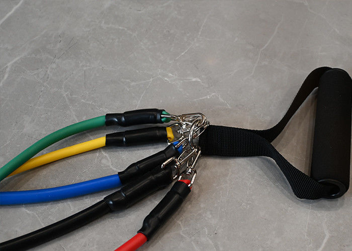 Customizable 11-Piece Resistance Bands Set with Door Anchor and Ankle Straps