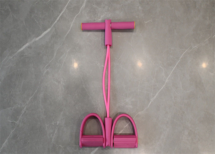 Beginner-Friendly Sit-Up Equipment with Level 2 Resistance Tubes and Tension Foot Pedal