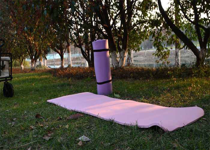 Purple Extra Thick Non-Slip Yoga Mat for Pilates and Exercise