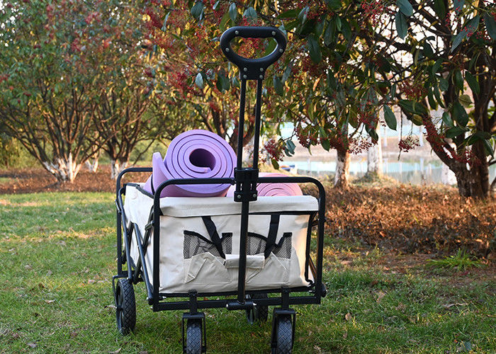 Beach wagon, Sand cart, Folding beach cart Large Capacity Collapsible Foldable Wagon