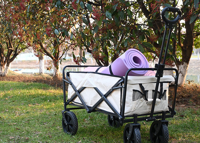 Foldable Wagon with Oxford Fabric for Beach, Large Capacity