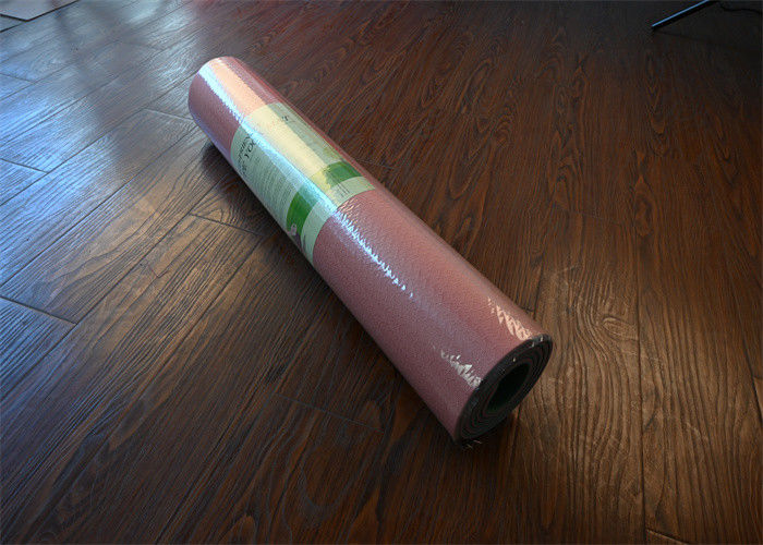 Pink color Eco Friendly Yoga Mat Non Slip TPE Yoga Mat For Beginners fitness