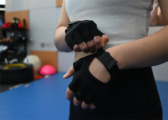 Black and Pink color Yoga Hand Gloves Yoga Exercises Pilates Full Finger Gym Gloves
